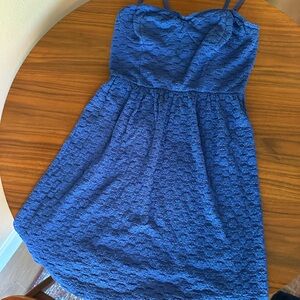 Victoria's Secret Blue Lace Detail Dress